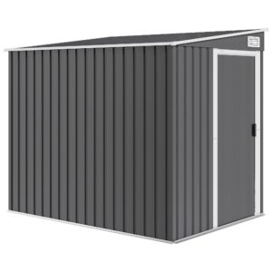 Metal haveskur 2,81mÂ² 154x206,5x181 cm Redskabsskur med hultag Fundament